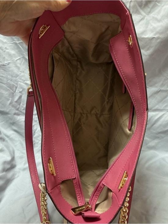 Michael Kors Hot Pink and Pale Pink Shoulder Bag - Picture 5 of 12